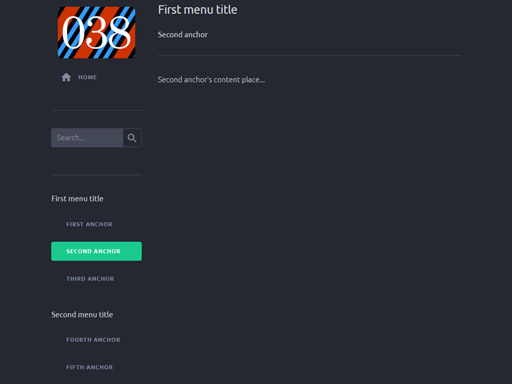 Classic page example